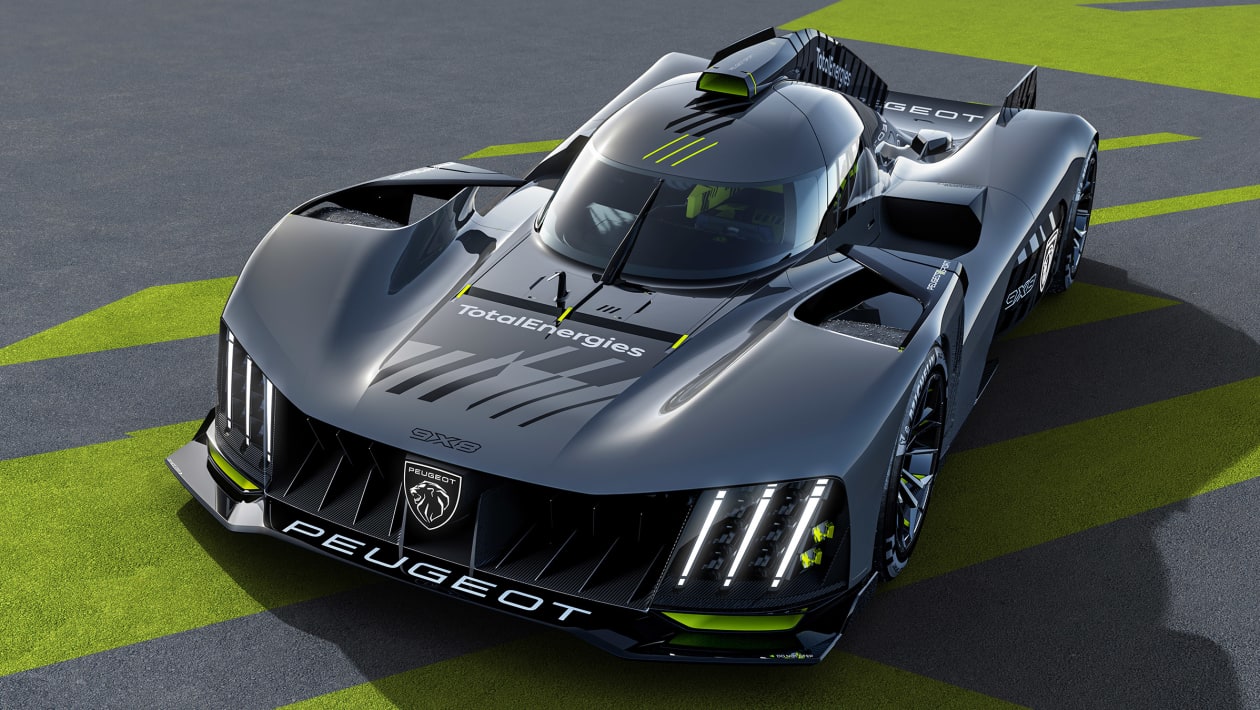 Peugeot 9X8 Le Mans Hypercar Racer Revealed Pictures Evo