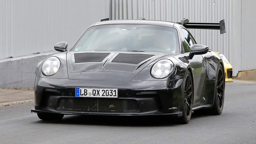 New Porsche Gt Rs Spied For The First Time Pictures Evo