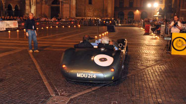 Jaguar C-type in Milel Miglia