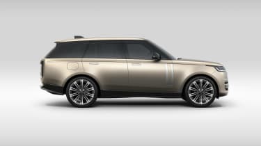 Range Rover MY22 – SWB Gold side