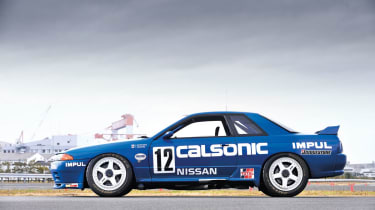Nissan Skyline GT-R Calsonic side profile