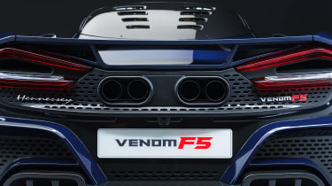 Hennessey Venom F5 exhausts