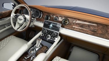Bentley EXP9F SUV concept interior dashboard
