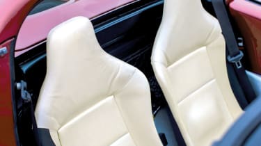 Lotus Elise S1 cream leather interior