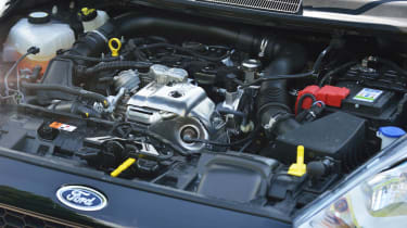 2013 Ford Fiesta 1.0 Ecoboost Zetec S turbo three cylinder engine