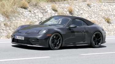 Porsche 911 Speedster mule front