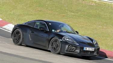 Electric Porsche Cayman front