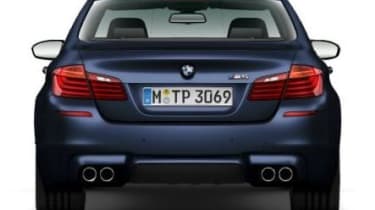 BMW M5 facelift rear