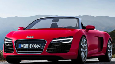 New 2013 Audi R8 sports car red