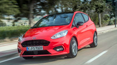 Ford Fiesta ST-Line - Driving front shot 2