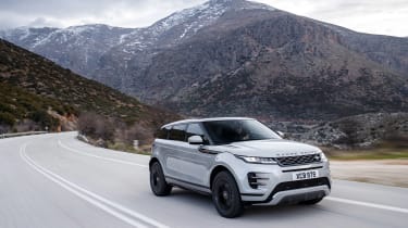 2019 Range Rover Evoque silver - front