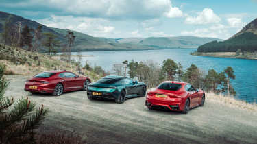 Bentley Continental GT Speed v Aston Martin DB12 v Maserati GranTurismo