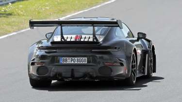 Porsche mule Nürburgring rear
