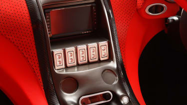 Trident Iceni sports car interior dashboard
