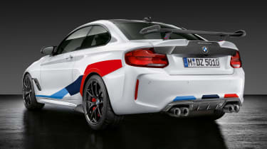 BMW M2 Competition M performance Parts – rear quarter
