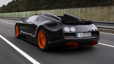 Bugatti Veyron Grand Sport Vitesse world record rear