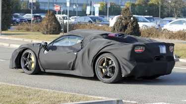 Ferrari 296 Pista spied rear