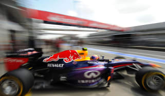 Red Bull Sebastian Vettel Formula 1 car championship leader