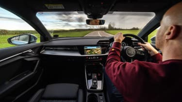 Audi S3 2022 – interior driving