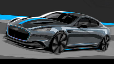 Aston Martin RapidE - front