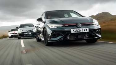 Golf GTI v GR Yaris Aero v Civic Type R