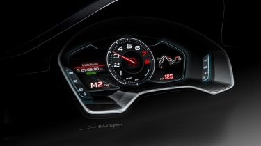 Audi Quattro concept dials