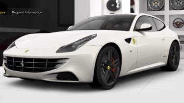 New Ferrari FF configurator