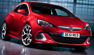 New Vauxhall Astra VXR front view