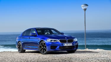 BMW M5 review - front quarter