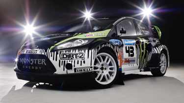 Ken Block&#039;s Fiesta rally car