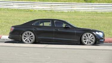 Bentley Flying Spur spied side