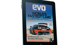 evo magazine on the iPad