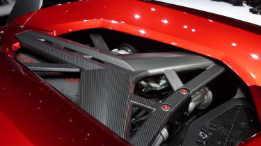 Lamborghini Aventador J engine cover