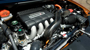 Mugen Honda CR-Z hybrid coupe engine