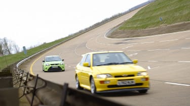 Ford Focus RS v Ford Escort Cosworth