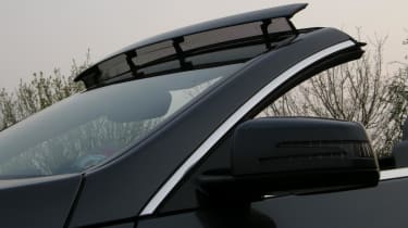 Mercedes E-Class Cabrio header rail