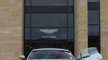 Aston Martin V12 Vantage at factory