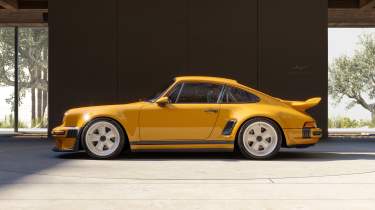 Porsche 911 Carrera Coupe reimagined by Singer – side