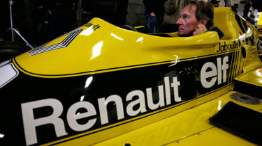 Jean-Pierre Jabouille in the Renault RS01