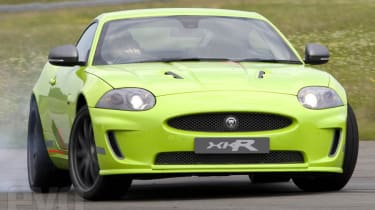 Jaguar XKR drift