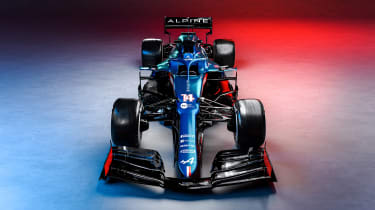 2021 Formula 1 racers – Alpine nose