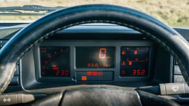 Audi Quattro dashboard