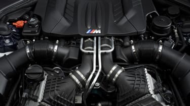 2012 BMW M6 twin-turbo V10 engine
