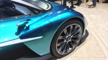 Aston Martin Vanquish Vision concept live - wing