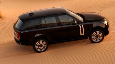 Range Rover Electric testing Dubai