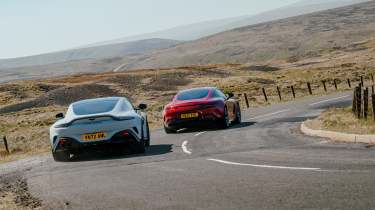 Aston Martin Vantage v Mercedes-AMG GT v McLaren Artura v Maserati MC20