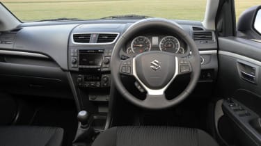 2012 Suzuki Swift Attitude interior dashboard inside