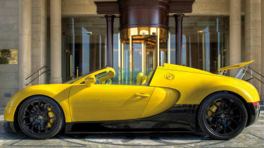 Special edition Bugatti Veyron at Qatar