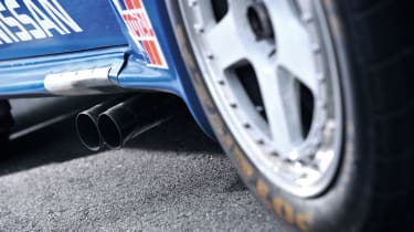 Nissan Skyline GT-R Calsonic side exhausts