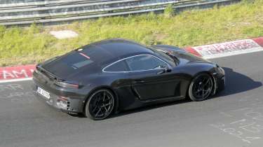 Electric Porsche Cayman rear